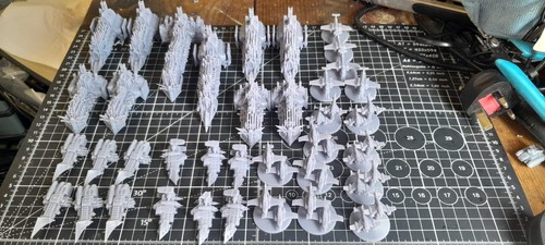Grimdark warfleets battle - warfleets,