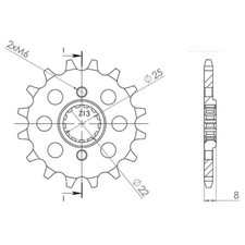 PITCH SPROCKET 520 - Z 14