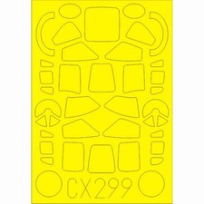 1:72 Valiant BK Mk.I Masking Set for Airfix CX299 Eduard