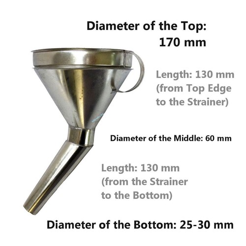 Metal funnel with - metal,