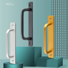 Modern Simple Cabinet Bedroom Gate Aluminium Alloy Sliding Barn Door Pull Handle