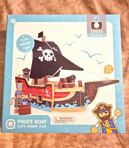 Udeas wooden pirate boat - udeas,