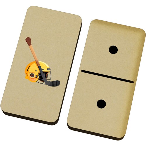 Hockey stick helmet domino - 'hockey, helmet'