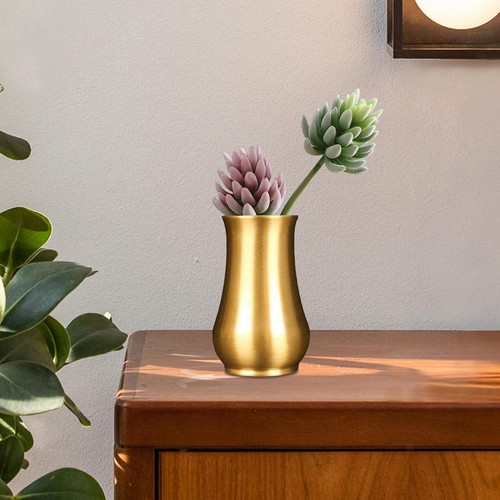 Brass vase decorative - decorative,