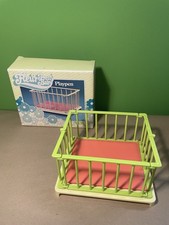 Vintage Fleur Pretty Baby Doll Playpen. In Original Box. BT Toys