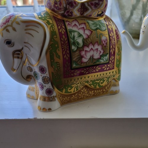Ceramic elephant figurine - ceramic,