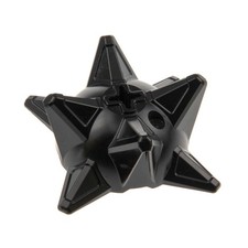 1x Lego Hero Factory Weapon Spike Bullet Ball Half Black Axle Hole 98578