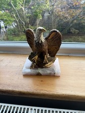 PORCELAIN BALD EAGLE FIGURINE