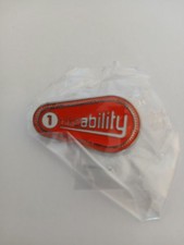 Level 1 Red Bikeability Enamel