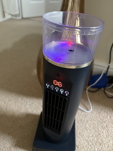 Portable black tower fan - portable,