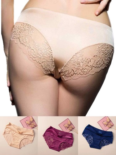 Shiny silky knickers women - shiny,