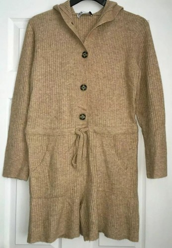 Zara knit jumpsuit with - zara,