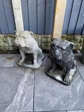 Bulldog Garden Statues