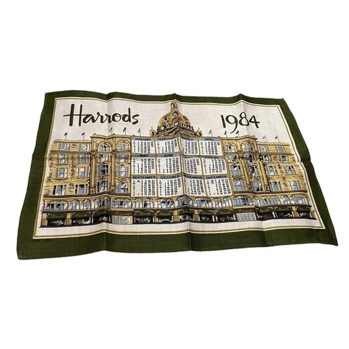 Harrods 1984 tea towel - harrods,