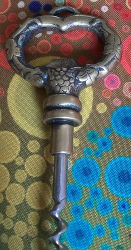 Vintage brass skeleton key - vintage,