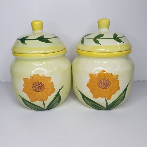 Sunflower jars - jars,