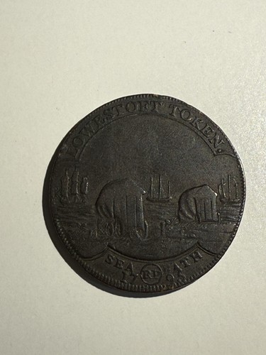 Suffolk lowestoft halfpenny - suffolk,