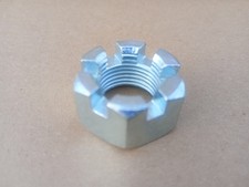 3/4" UNF Imperial Castle Nut - Massey Ferguson David Brown Tractor Front hub nut