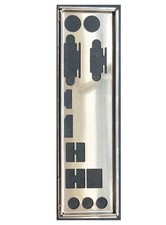 OEM I/O Shield For Foxconn PC B75M Q77M/B75M bezel Motherboard Backplate IO