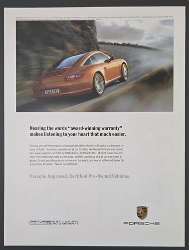 2009 print porsche 911 - ad,