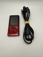 Sony NWZ-E453 Walkman MP3 Media Player 4GB Red Retro Music Tested 