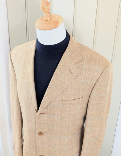 Canali blazer silk linen wool - blazer,