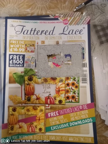 Tattered lace magazine issue - lace,