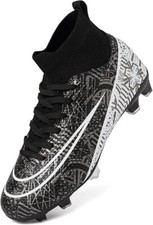 Kids Football Boots Boys Girls Football Cleats Turf Soccer Shoes AG/FG