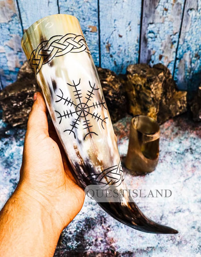 Viking drinking horn royal - viking,