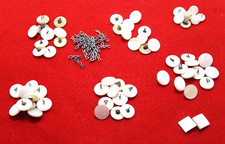 ATQ Buttons Abalone Metal Back