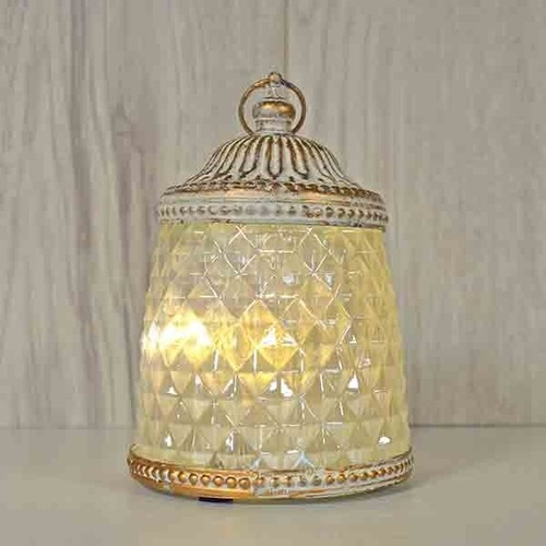 Led white iridescent moroccan - led,