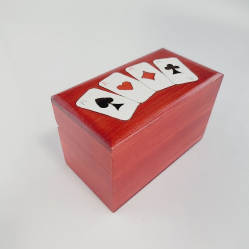 Wooden double playing cards - wooden,