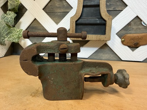 Vintage bench vise jeweler - vintage,