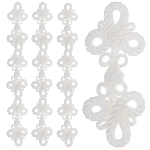 Durable white fabric frog - white,