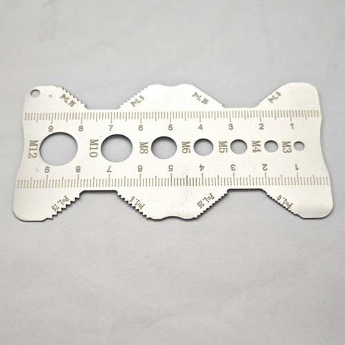 Screw pitch gauge nut - and, bolt