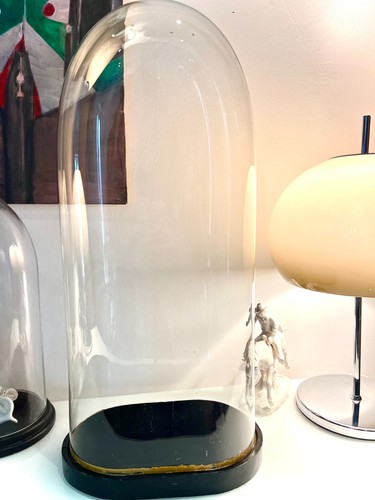 Large antique glass dome - large,
