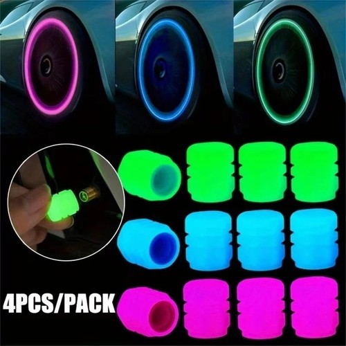 Tyre valve caps luminous car - caps,
