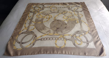 CELINE Large Twill Silk Scarf