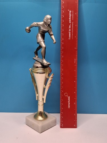 Vintage female bowling - , trophy