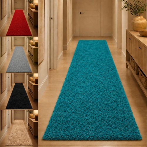 Shaggy rugs hallway runner - shaggy,