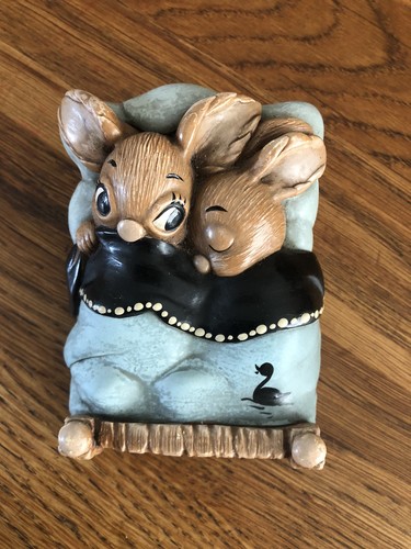 Pendelfin twins snuggled under - pendelfin,