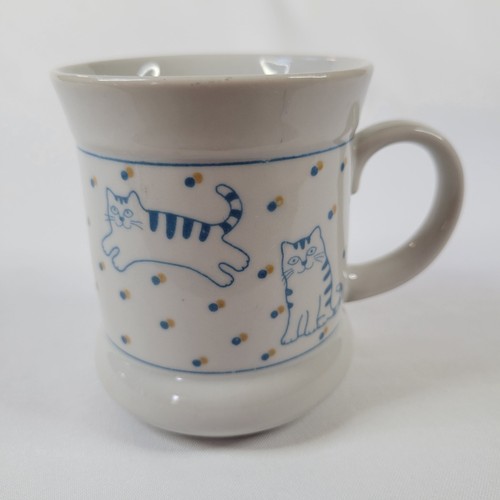 Vtg cartoon cats - cats, blue