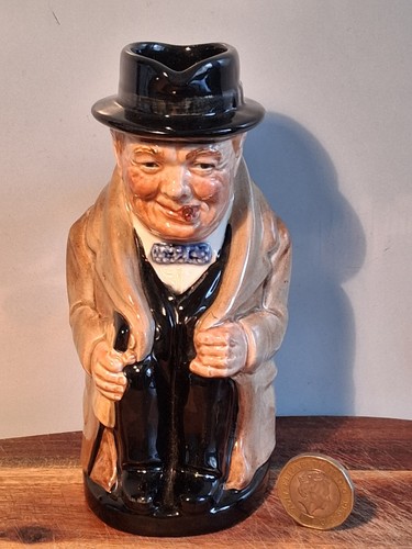 Royal doulton toby jug winston - royal,