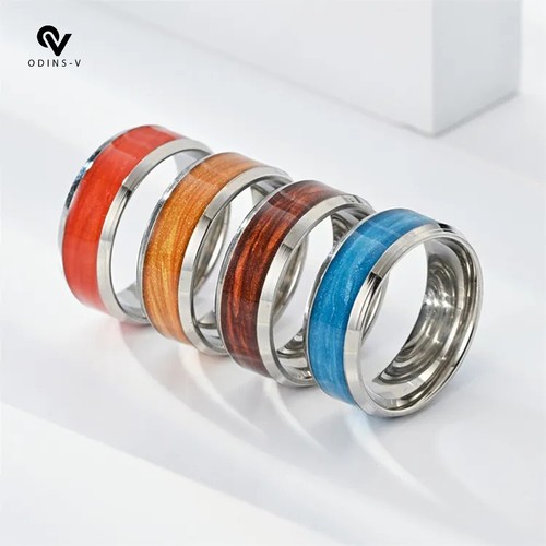 8mm stainless steel ring for - stainless,