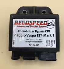 USED 1996 PIAGGIO VESPA ET4 125 BEEDSPEED IMMOBILIZER BYPASS CDI UNIT
