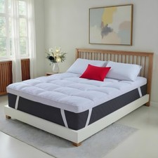 Mattress Topper 4Inch/10cm Thick Deep Hotel Quality Single 4FT Double King Super