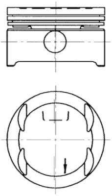Kolbenschmidt piston with - kolbenschmidt,