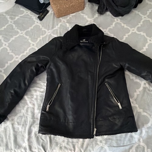 Hollister men black faux - men’s,