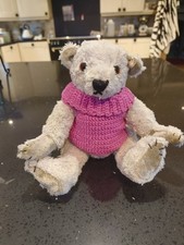 Hand made jointed bear - hand,