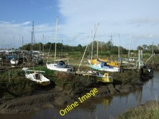 Photo 6x4 Moored boats off the